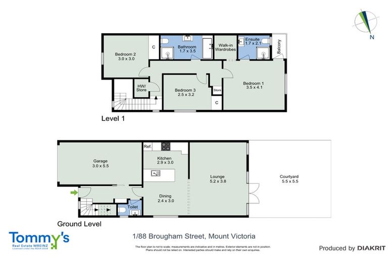Photo of property in 88u1 Brougham Street, Mount Victoria, Wellington, 6011