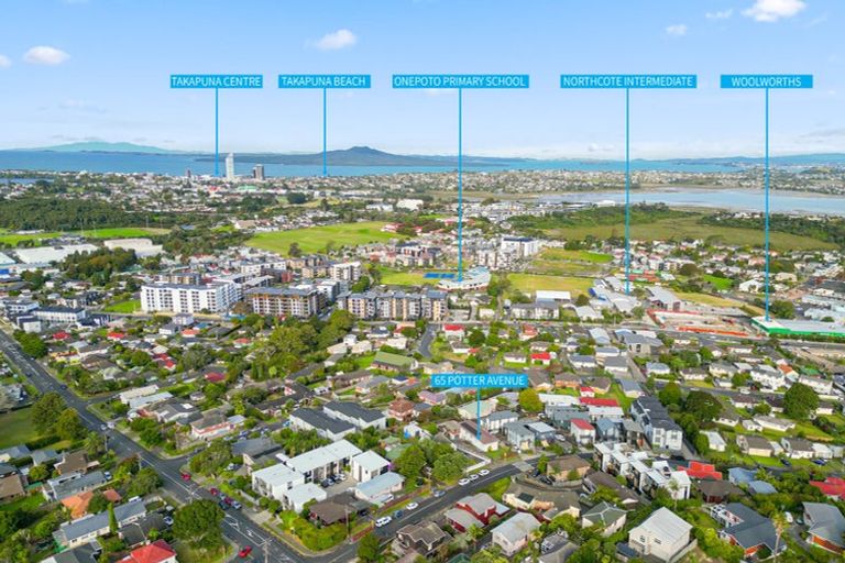 Photo of property in 65 Potter Avenue, Northcote, Auckland, 0627