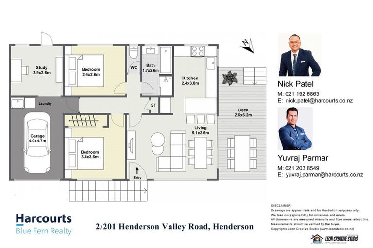 Photo of property in 2/201 Henderson Valley Road, Henderson, Auckland, 0612