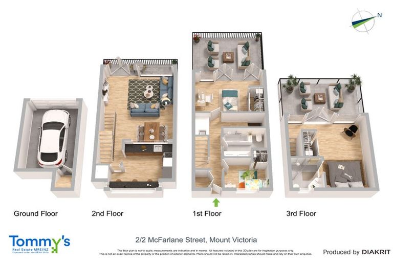 Photo of property in Mcfarlane Mews, 2u2 Mcfarlane Street, Mount Victoria, Wellington, 6011