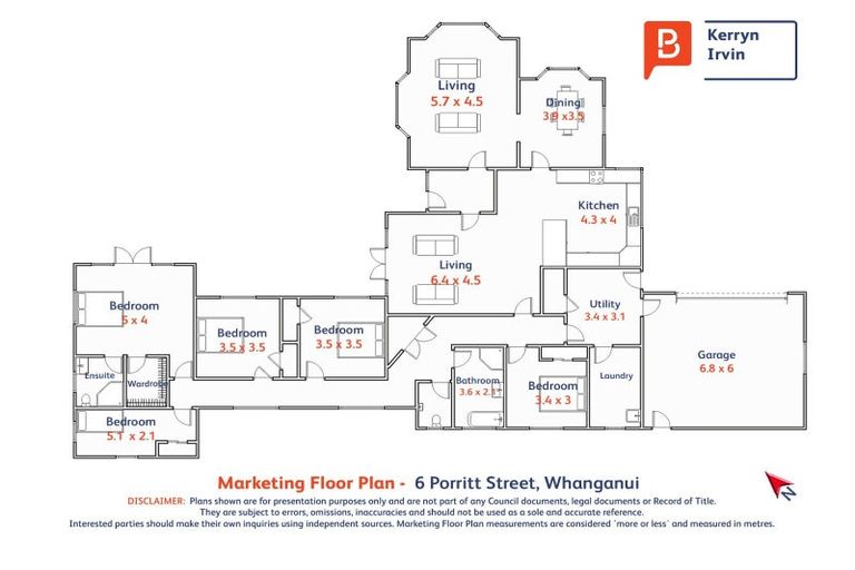 Photo of property in 6 Porritt Street, Saint Johns Hill, Whanganui, 4500