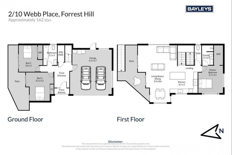 Photo of property in 2/10 Webb Place, Forrest Hill, Auckland, 0620