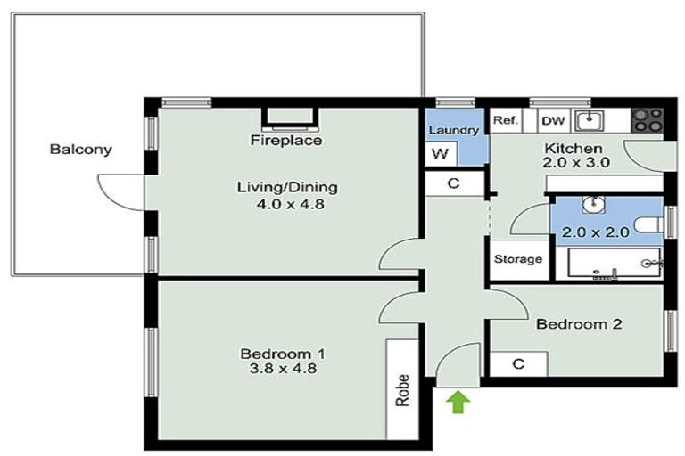 Photo of property in 40u4 Buller Street, Te Aro, Wellington, 6011