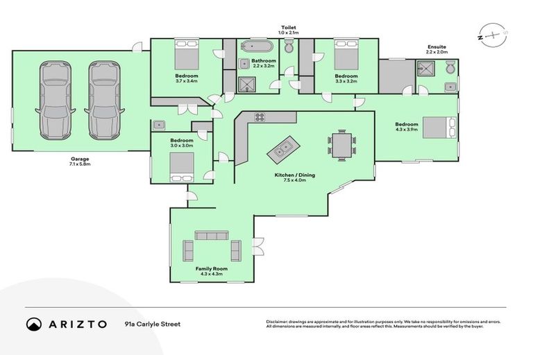 Photo of property in 91a Carlyle Street, Leamington, Cambridge, 3432
