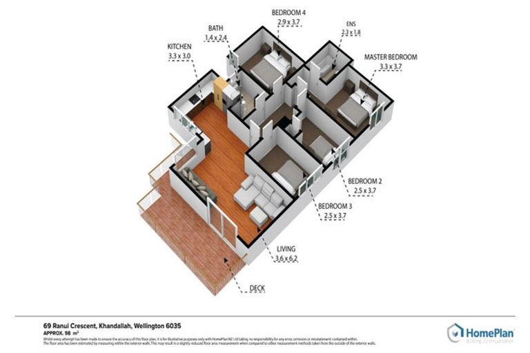 Photo of property in 69 Ranui Crescent, Khandallah, Wellington, 6035