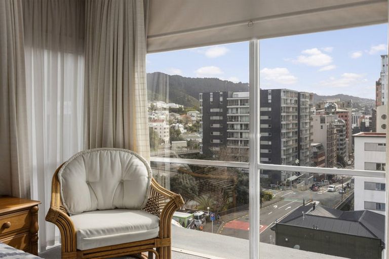 Photo of property in Jellicoe Towers, 191 The Terrace, Wellington Central, Wellington, 6011