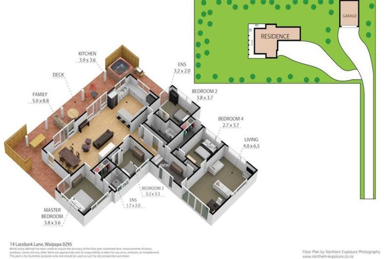 Photo of property in 14 Lacebark Lane, Waipapa, 0230