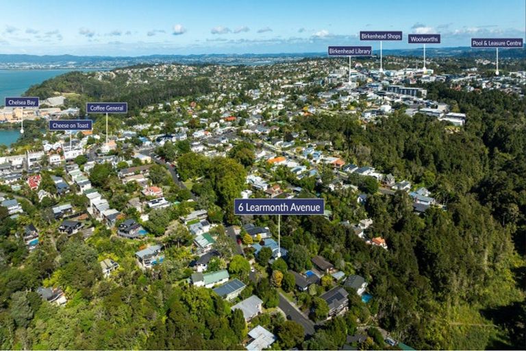 Photo of property in 6 Learmonth Avenue, Birkenhead, Auckland, 0626
