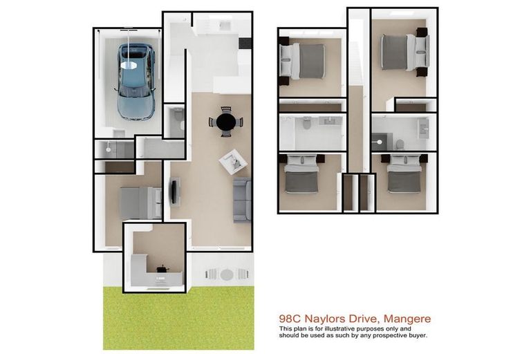 Photo of property in 98c Naylors Drive, Mangere, Auckland, 2022