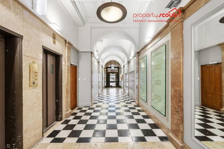 Photo of property in Kelvin House, 5c/16 The Terrace, Wellington Central, Wellington, 6011
