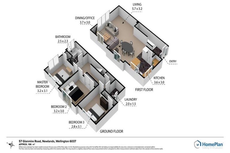 Photo of property in 57 Glanmire Road, Newlands, Wellington, 6037