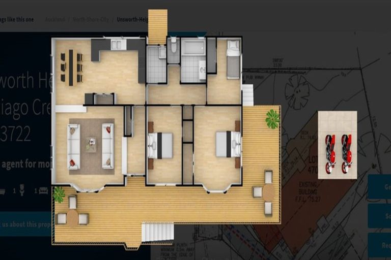 Photo of property in 13 Santiago Crescent, Unsworth Heights, Auckland, 0632