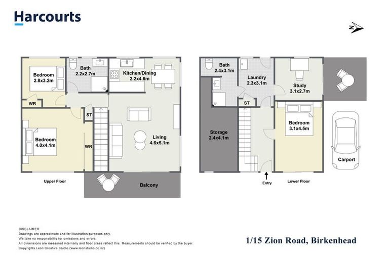 Photo of property in 1/15 Zion Road, Birkenhead, Auckland, 0626