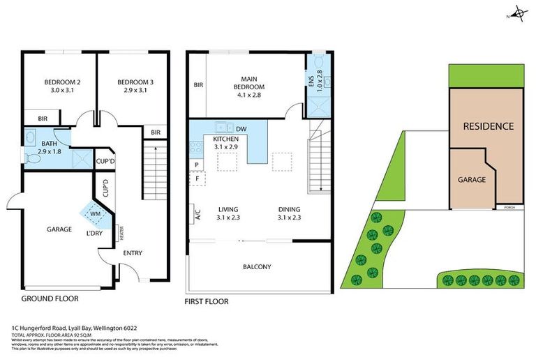 Photo of property in 1c Hungerford Road, Lyall Bay, Wellington, 6022