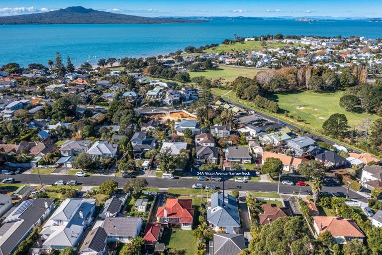 Photo of property in 24 Niccol Avenue, Narrow Neck, Auckland, 0624