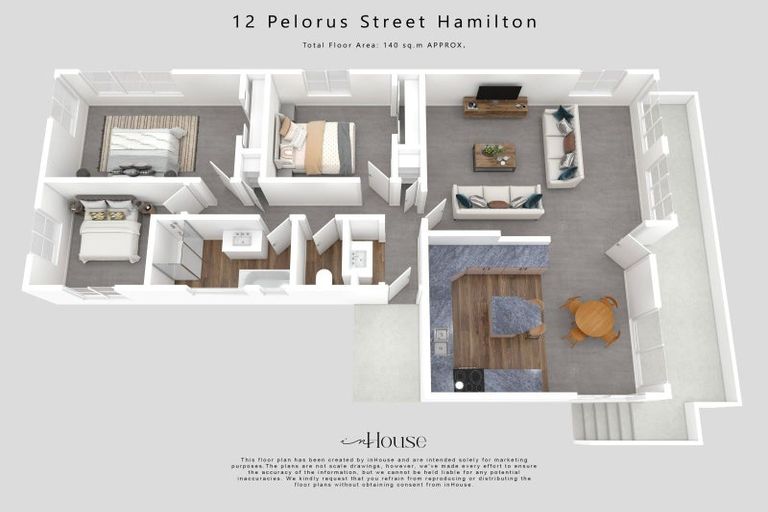 Photo of property in 12 Pelorus Street, Glenview, Hamilton, 3206