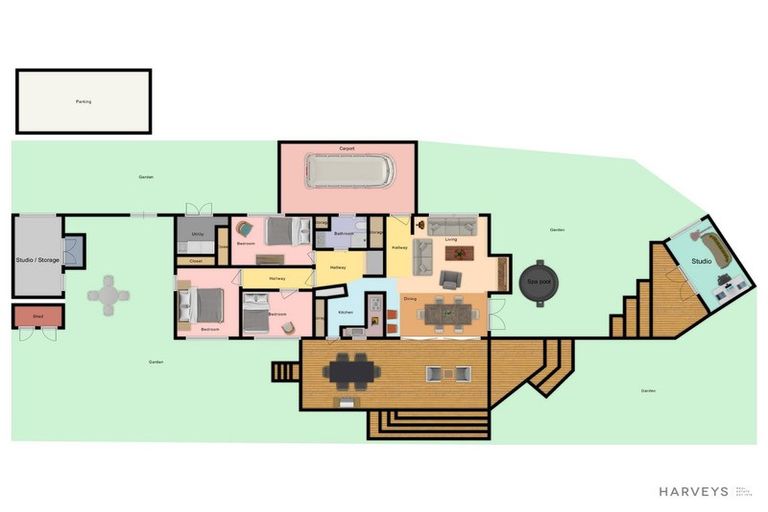 Photo of property in 282 Shaw Road, Titirangi, Auckland, 0604