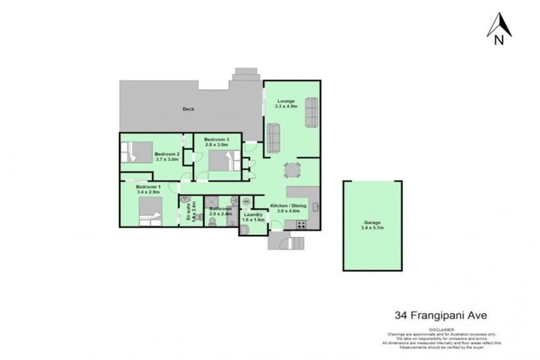 Photo of property in 34 Frangipani Avenue, Manurewa, Auckland, 2102