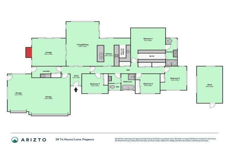 Photo of property in 28 Te Haunui Lane, Pegasus, 7612