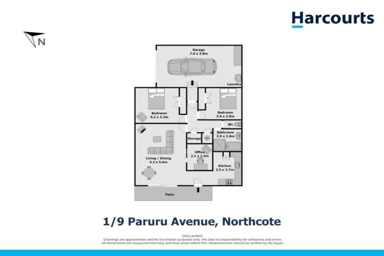 Photo of property in 2/9 Paruru Avenue, Northcote, Auckland, 0627