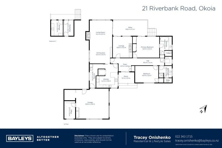 Photo of property in 21 Riverbank Road, Okoia, Whanganui, 4573
