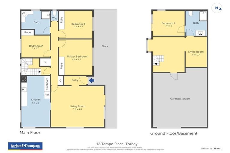 Photo of property in 12 Tempo Place, Torbay, Auckland, 0630