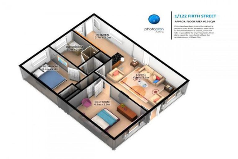 Photo of property in 3/122 Firth Street, Hamilton East, Hamilton, 3216