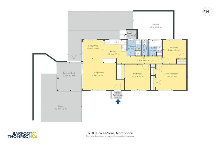 Photo of property in 1/118 Lake Road, Belmont, Auckland, 0622