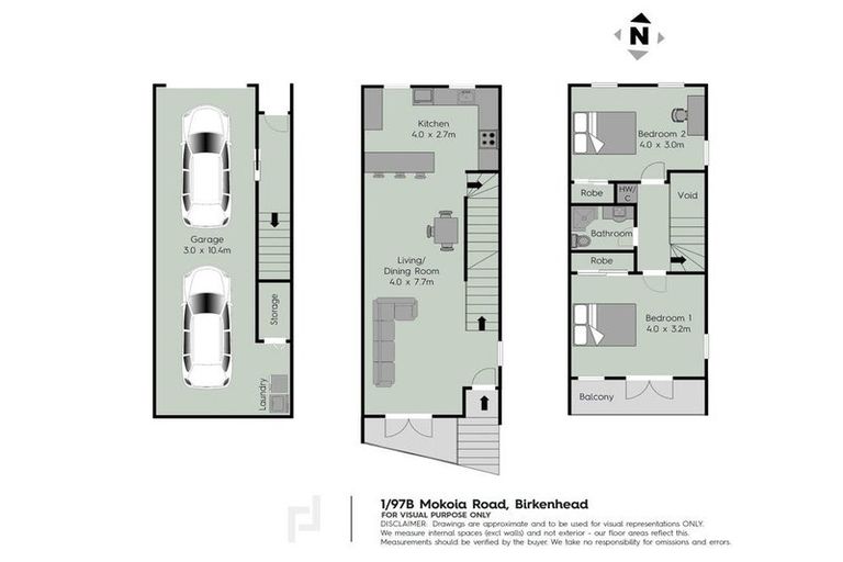 Photo of property in 1/97b Mokoia Road, Birkenhead, Auckland, 0626