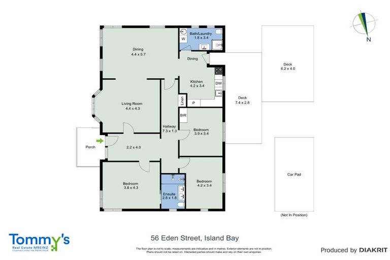 Photo of property in 56 Eden Street, Island Bay, Wellington, 6023