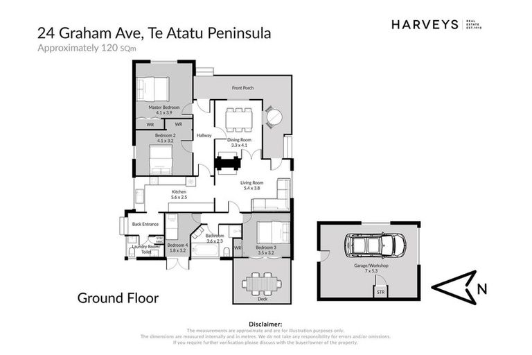 Photo of property in 24 Graham Avenue, Te Atatu Peninsula, Auckland, 0610