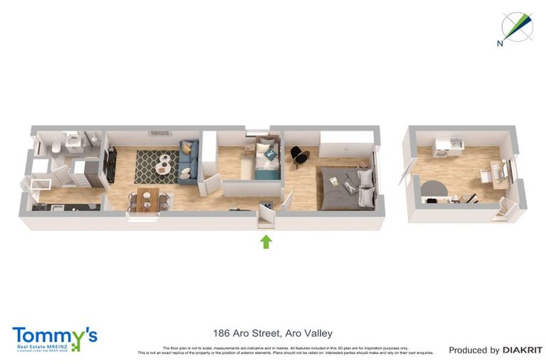 Photo of property in 186 Aro Street, Aro Valley, Wellington, 6021