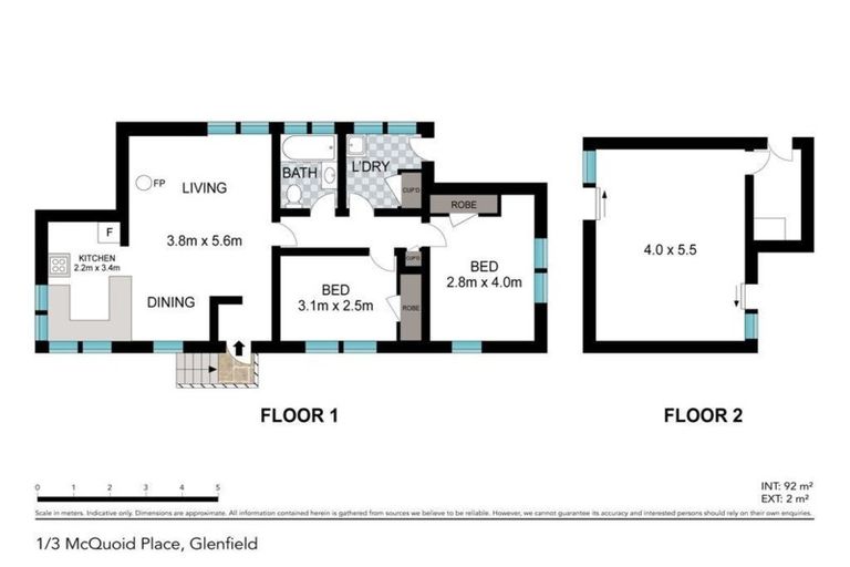 Photo of property in 1/3 Mcquoid Place, Glenfield, Auckland, 0629