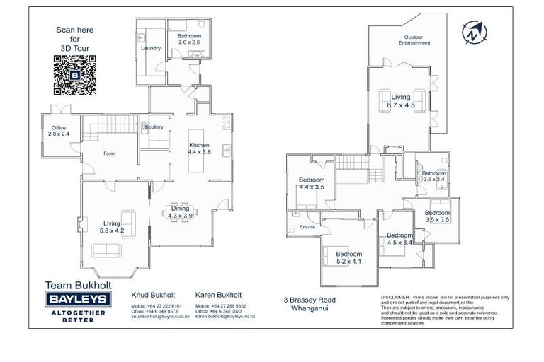 Photo of property in 3 Brassey Road, Saint Johns Hill, Whanganui, 4500