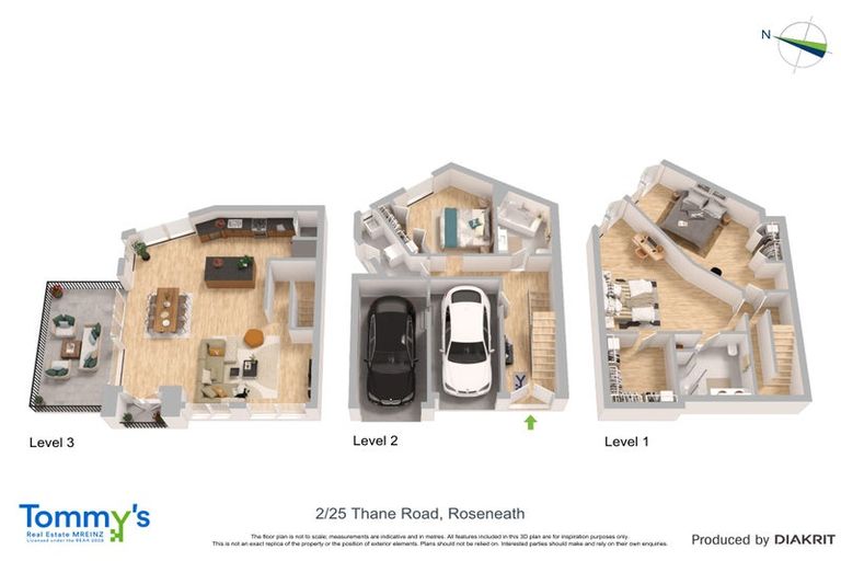 Photo of property in 25u2 Thane Road, Roseneath, Wellington, 6011