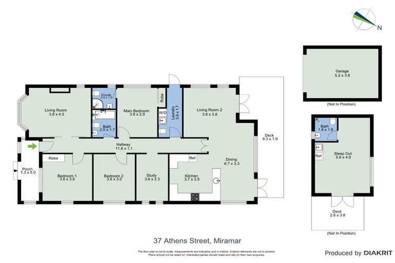 Photo of property in 37 Athens Street, Miramar, Wellington, 6022