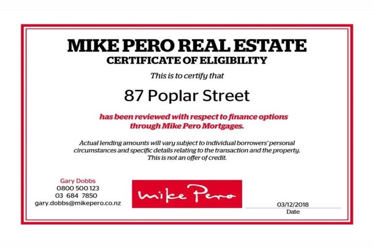 Photo of property in 87 Poplar Street, Gleniti, Timaru, 7910