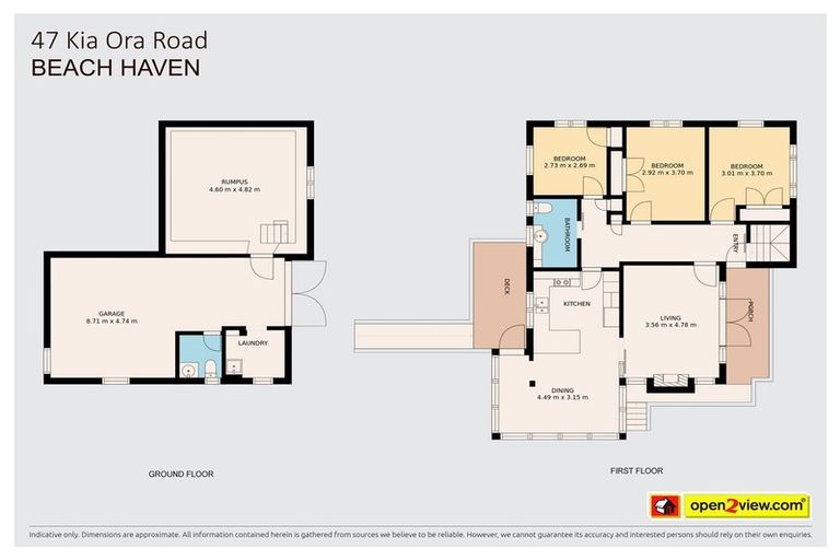 Photo of property in 47 Kia Ora Road, Beach Haven, Auckland, 0626