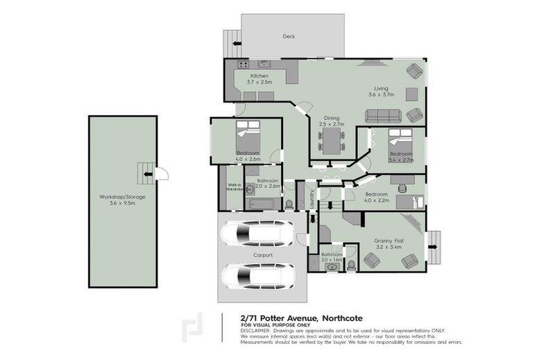 Photo of property in 2/71 Potter Avenue, Northcote, Auckland, 0627