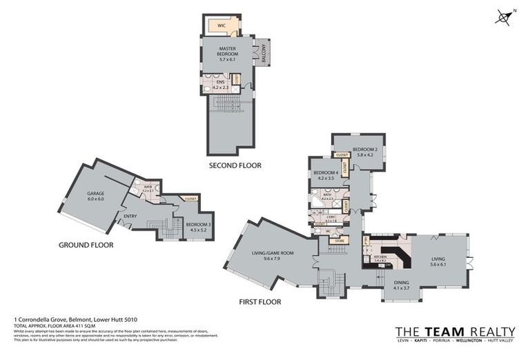 Photo of property in 1 Corrondella Grove, Belmont, Lower Hutt, 5010