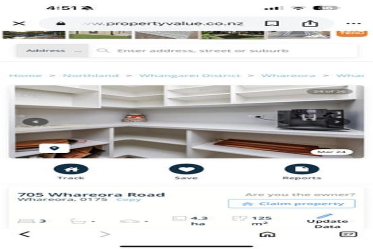 Photo of property in 705 Whareora Road, Whareora, Whangarei, 0175