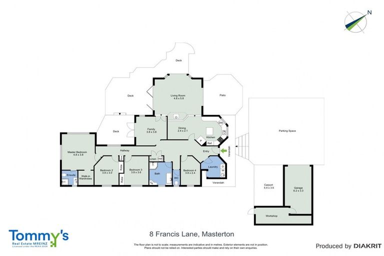 Photo of property in 8 Francis Lane, Masterton, 5810