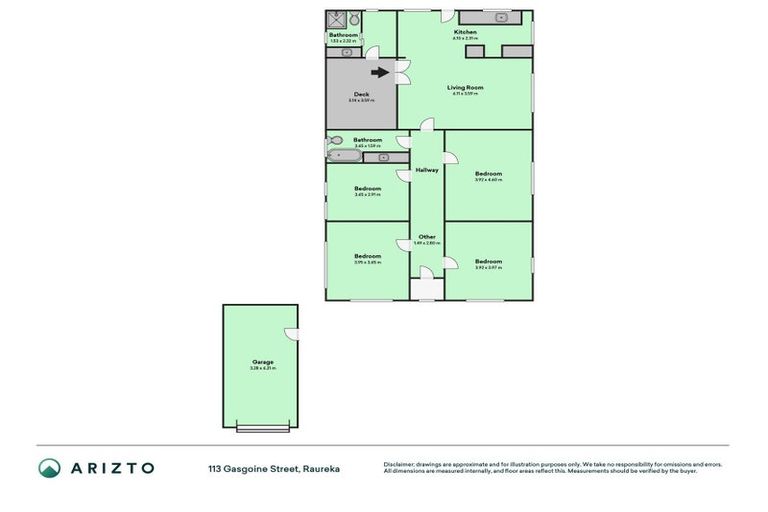 Photo of property in 113 Gascoigne Street, Raureka, Hastings, 4120