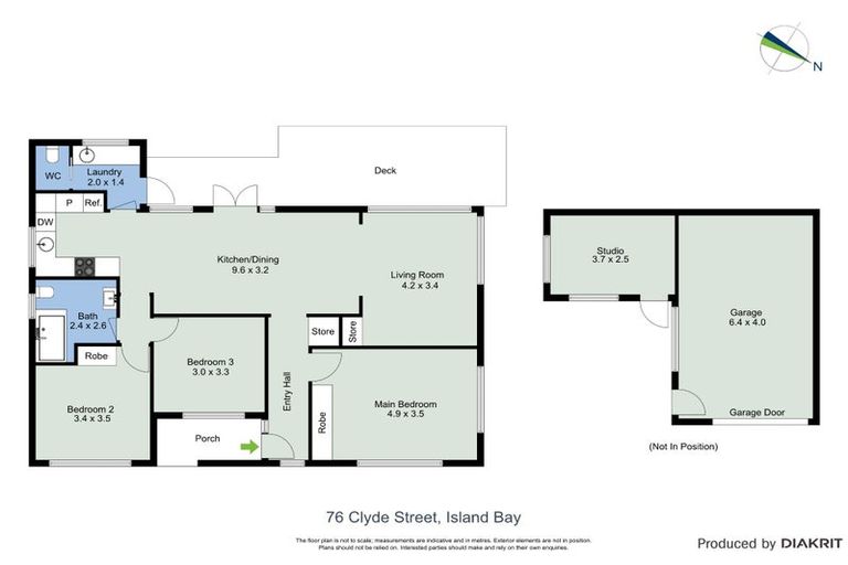 Photo of property in 76 Clyde Street, Island Bay, Wellington, 6023