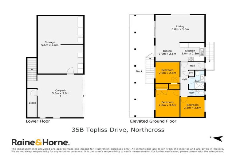 Photo of property in 2/35 Topliss Drive, Northcross, Auckland, 0632