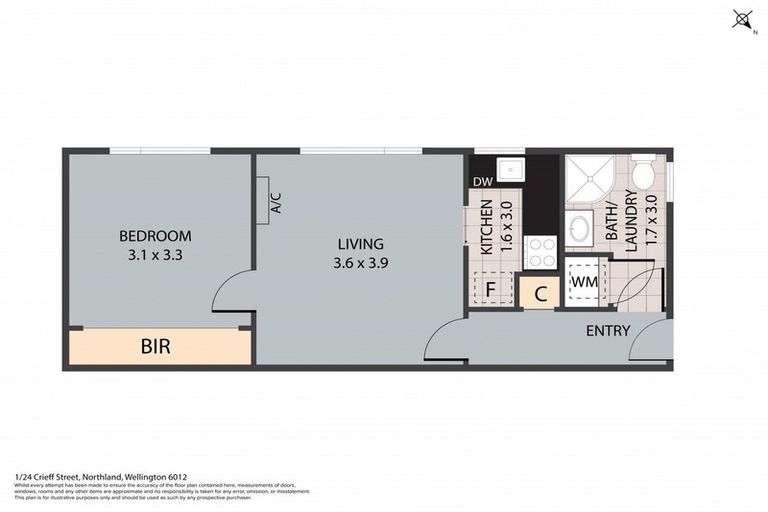 Photo of property in 24f1 Crieff Street, Northland, Wellington, 6012