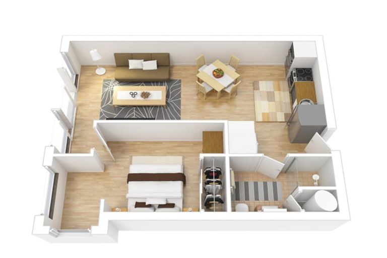 Photo of property in Nouvo Apartments, 4a/21 Rugby Street, Mount Cook, Wellington, 6021