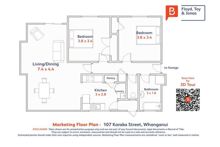 Photo of property in 107 Karaka Street, Castlecliff, Whanganui, 4501