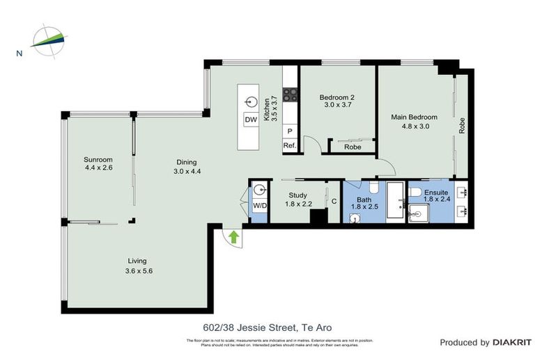 Photo of property in Il Casino Apartments, 602/38 Jessie Street, Te Aro, Wellington, 6011