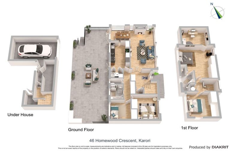 Photo of property in 46 Homewood Crescent, Karori, Wellington, 6012